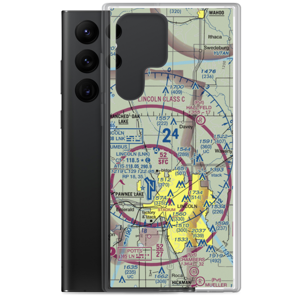 Dream Field (NE42) VFR Sectional Samsung Case Samsung Galaxy S22 Ultra model shown