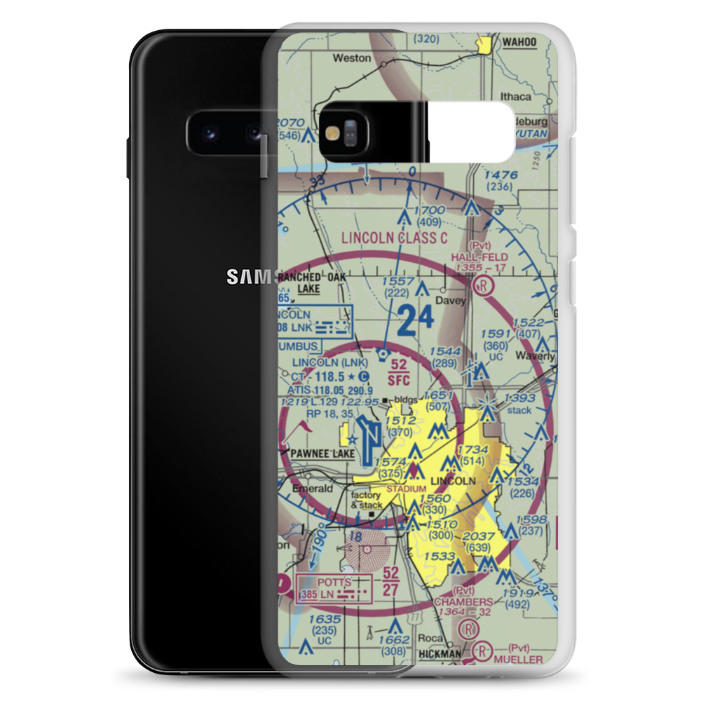 Dream Field (NE42) VFR Sectional Samsung Case Samsung Galaxy S10+ model shown