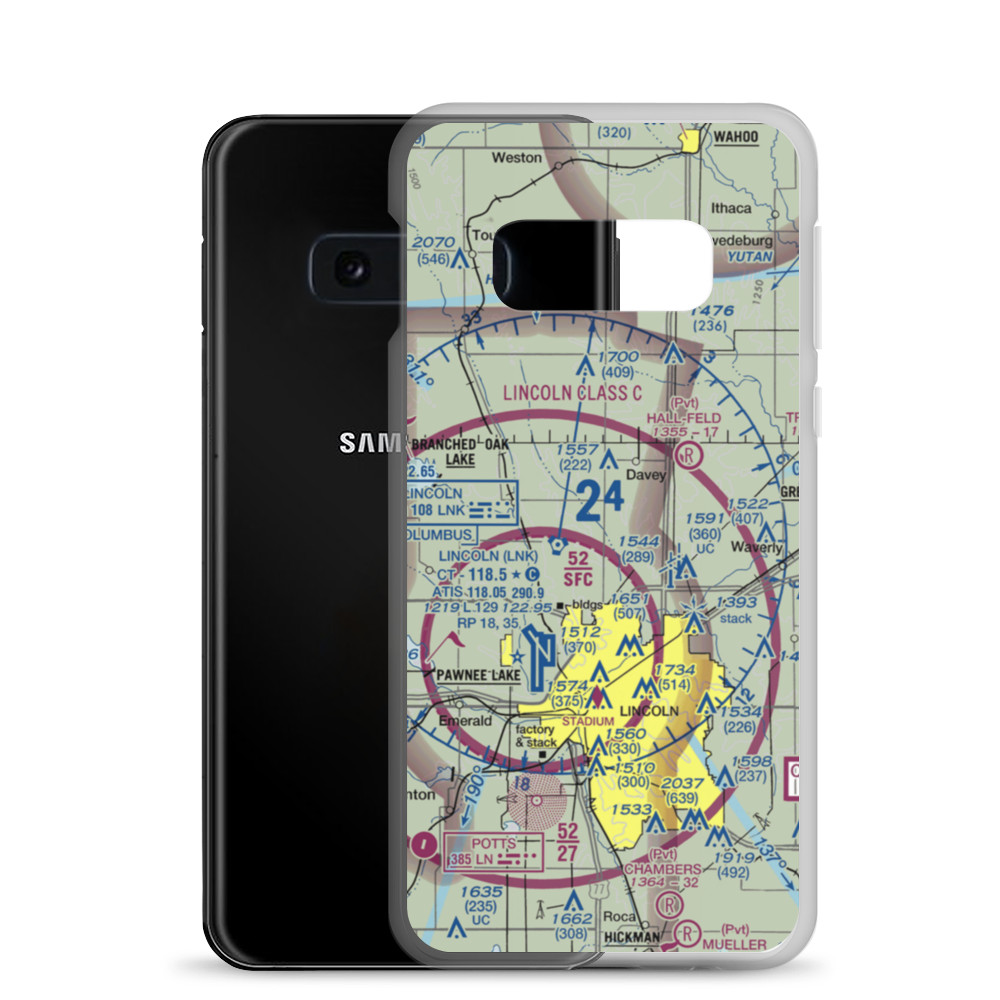 Dream Field (NE42) VFR Sectional Samsung Case Samsung Galaxy S10e model shown
