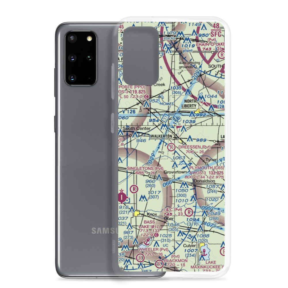 Dreessen Field (17II) VFR Sectional Samsung Case Samsung Galaxy S20 Plus model shown