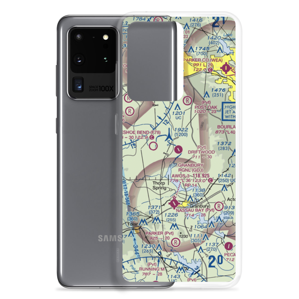 Driftwood Ranch Airport (XA86) VFR Sectional Samsung Case Samsung Galaxy S20 Ultra model shown