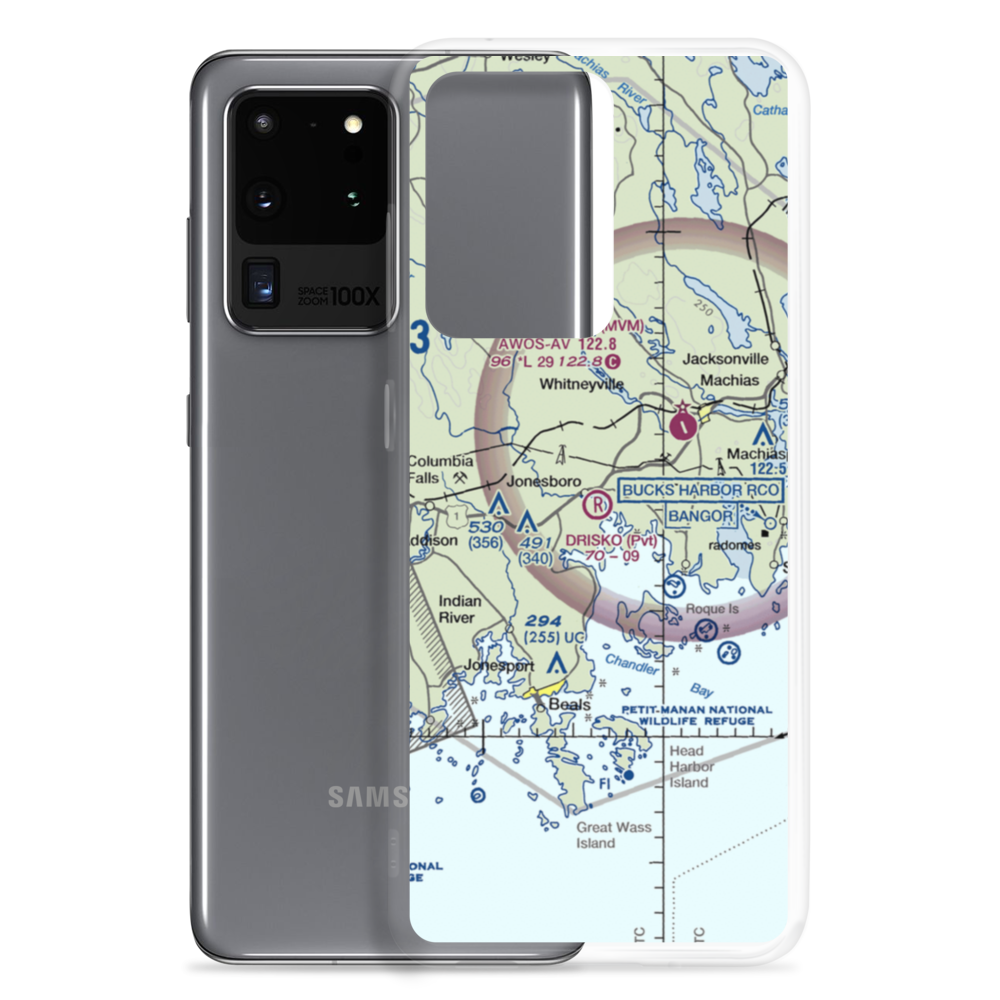 Drisko Airport (05ME) VFR Sectional Samsung Case Samsung Galaxy S20 Ultra model shown