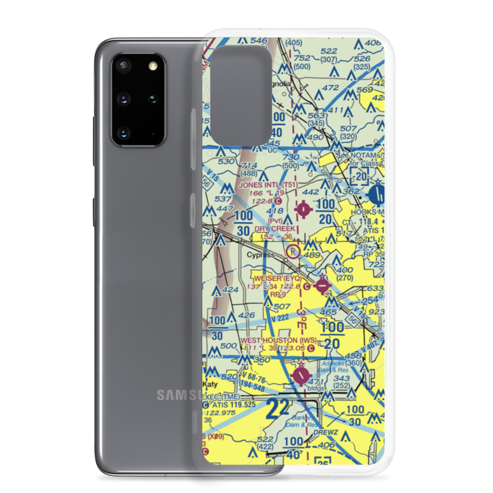 Dry Creek Airport (TS07) VFR Sectional Samsung Case Samsung Galaxy S20 Plus model shown