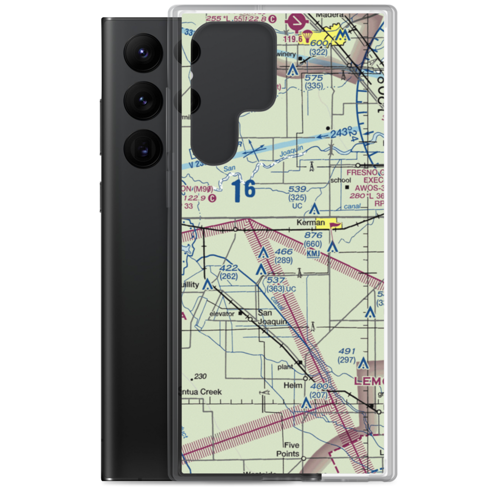 Du Bois Ranch Airport (7CL0) VFR Sectional Samsung Case Samsung Galaxy S22 Ultra model shown