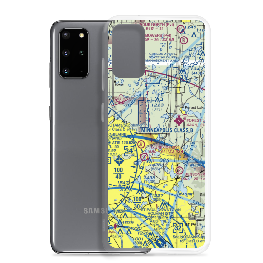 Du Fresne Airport (MY82) VFR Sectional Samsung Case Samsung Galaxy S20 Plus model shown