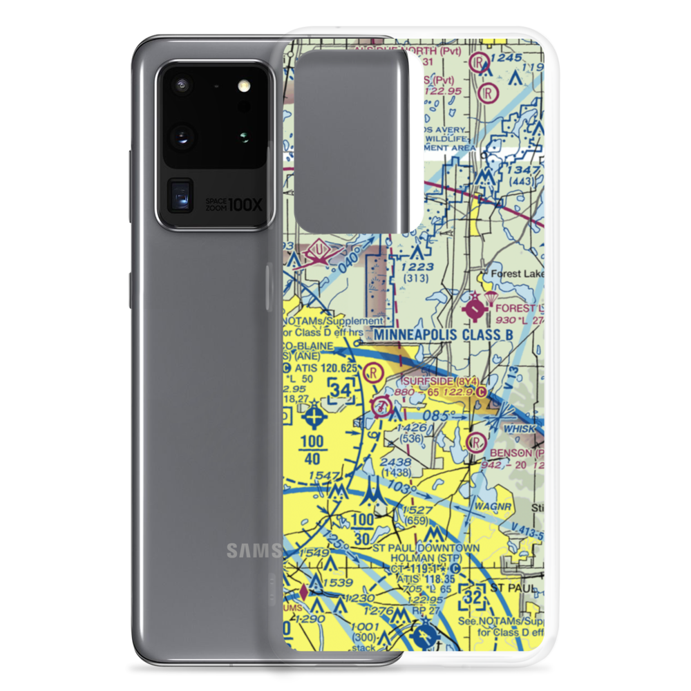 Du Fresne Airport (MY82) VFR Sectional Samsung Case Samsung Galaxy S20 Ultra model shown