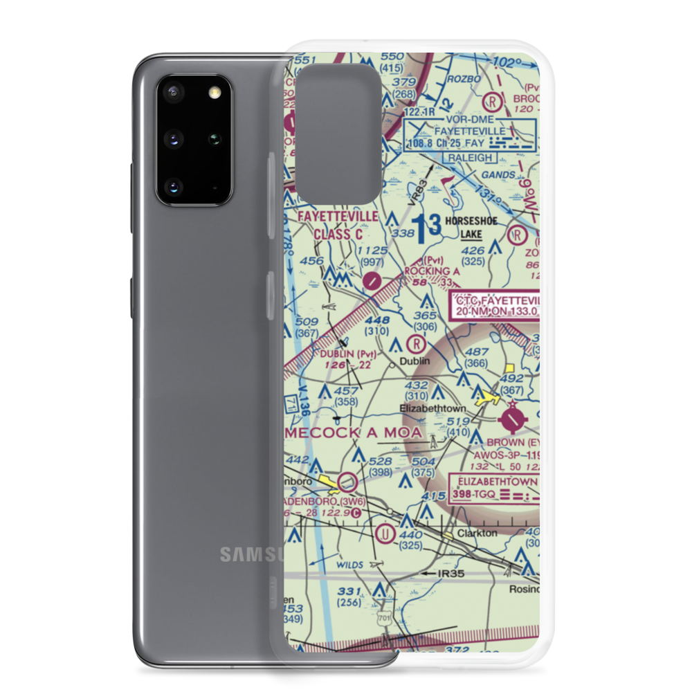 Dublin Field (NC82) VFR Sectional Samsung Case Samsung Galaxy S20 Plus model shown