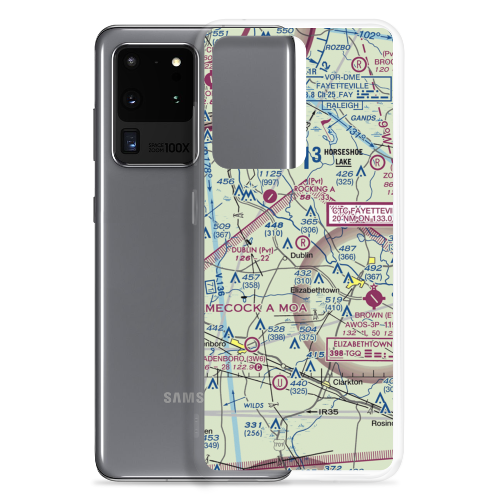 Dublin Field (NC82) VFR Sectional Samsung Case Samsung Galaxy S20 Ultra model shown