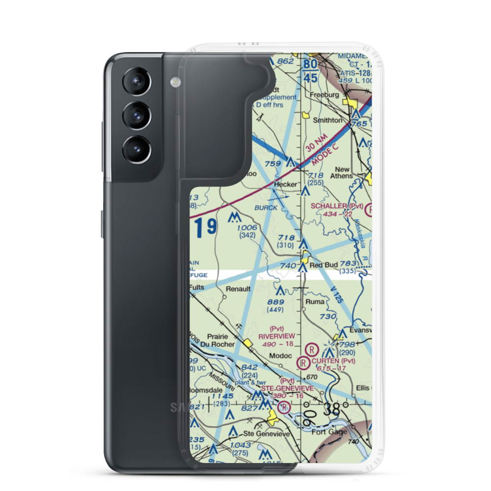 Duclos RLA Restricted Landing Area (91LS) VFR Sectional Samsung Case Samsung Galaxy S21 model shown