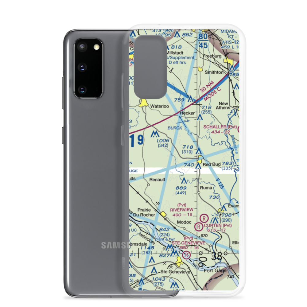 Duclos RLA Restricted Landing Area (91LS) VFR Sectional Samsung Case Samsung Galaxy S20 model shown