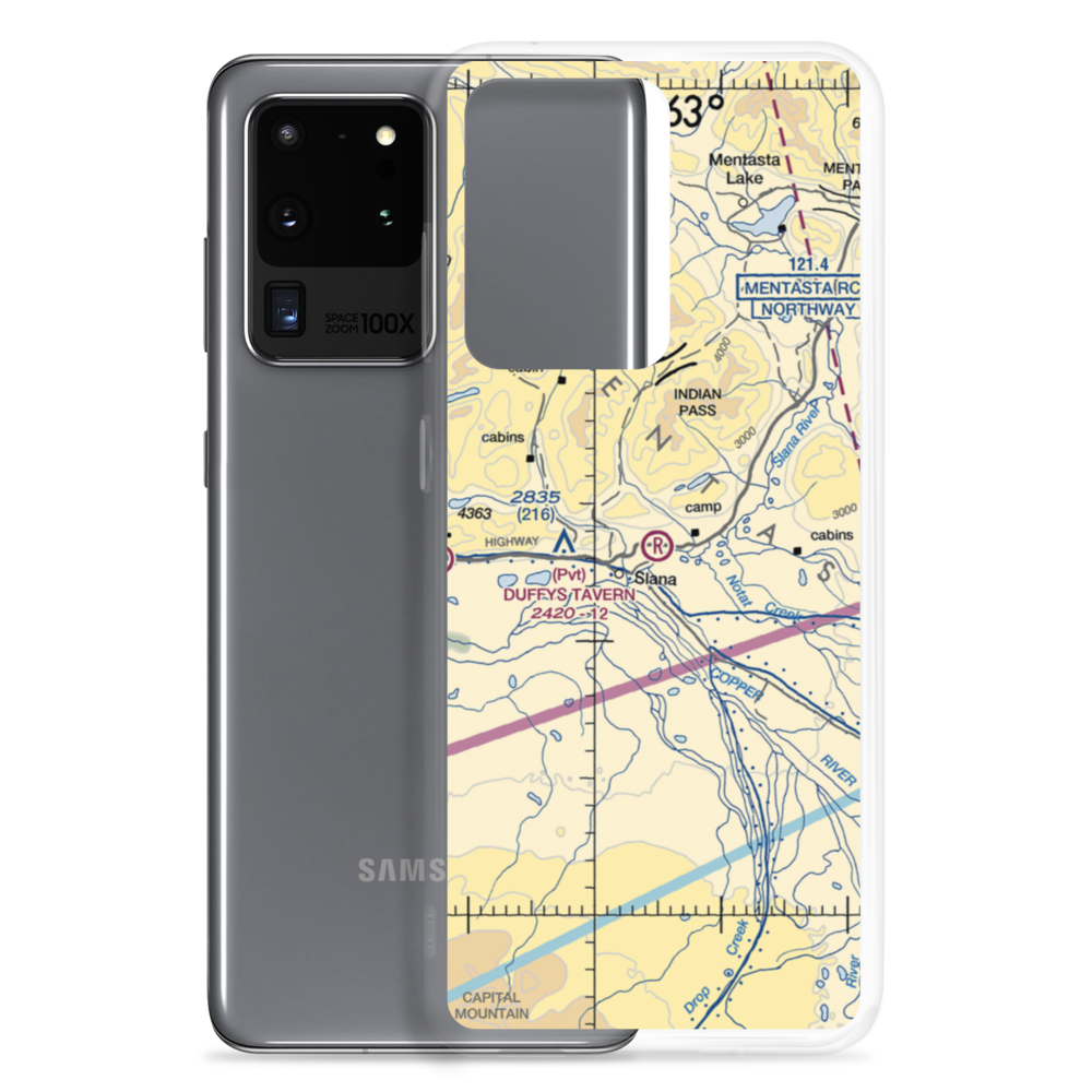 Duffys Tavern Airport (DDT) VFR Sectional Samsung Case Samsung Galaxy S20 Ultra model shown