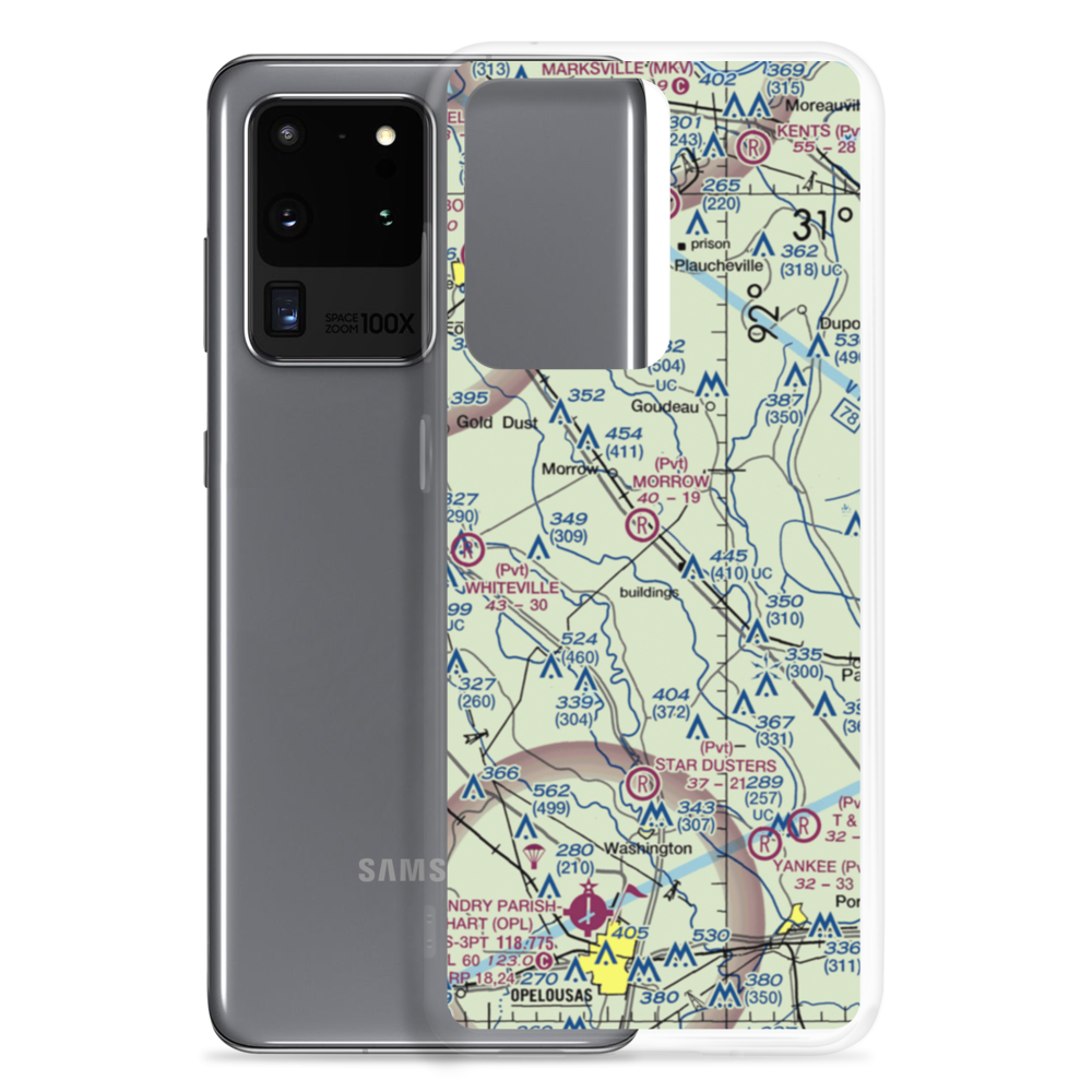 Dufour Airport (0LS6) VFR Sectional Samsung Case Samsung Galaxy S20 Ultra model shown