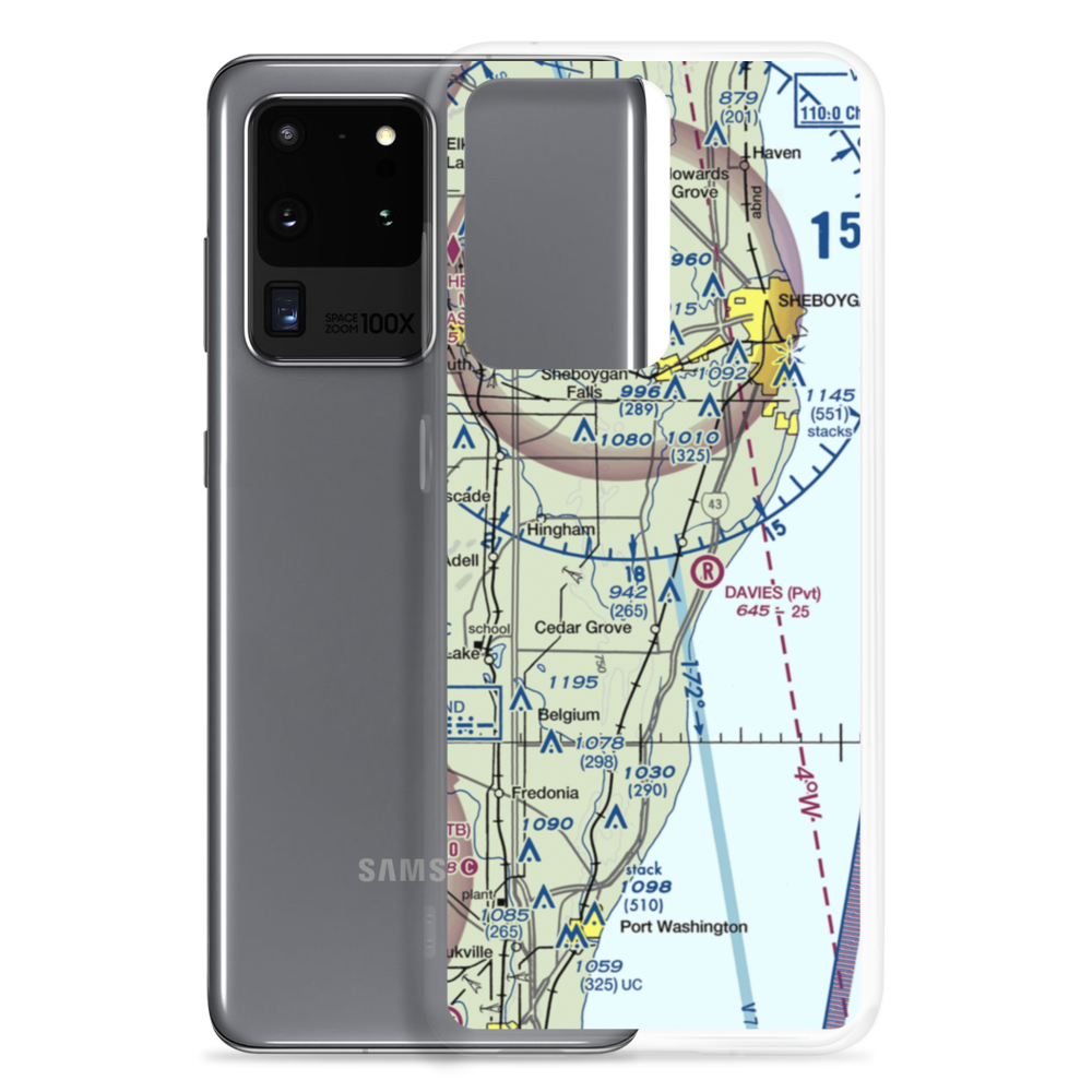 Dulmes Field (65WI) VFR Sectional Samsung Case Samsung Galaxy S20 Ultra model shown