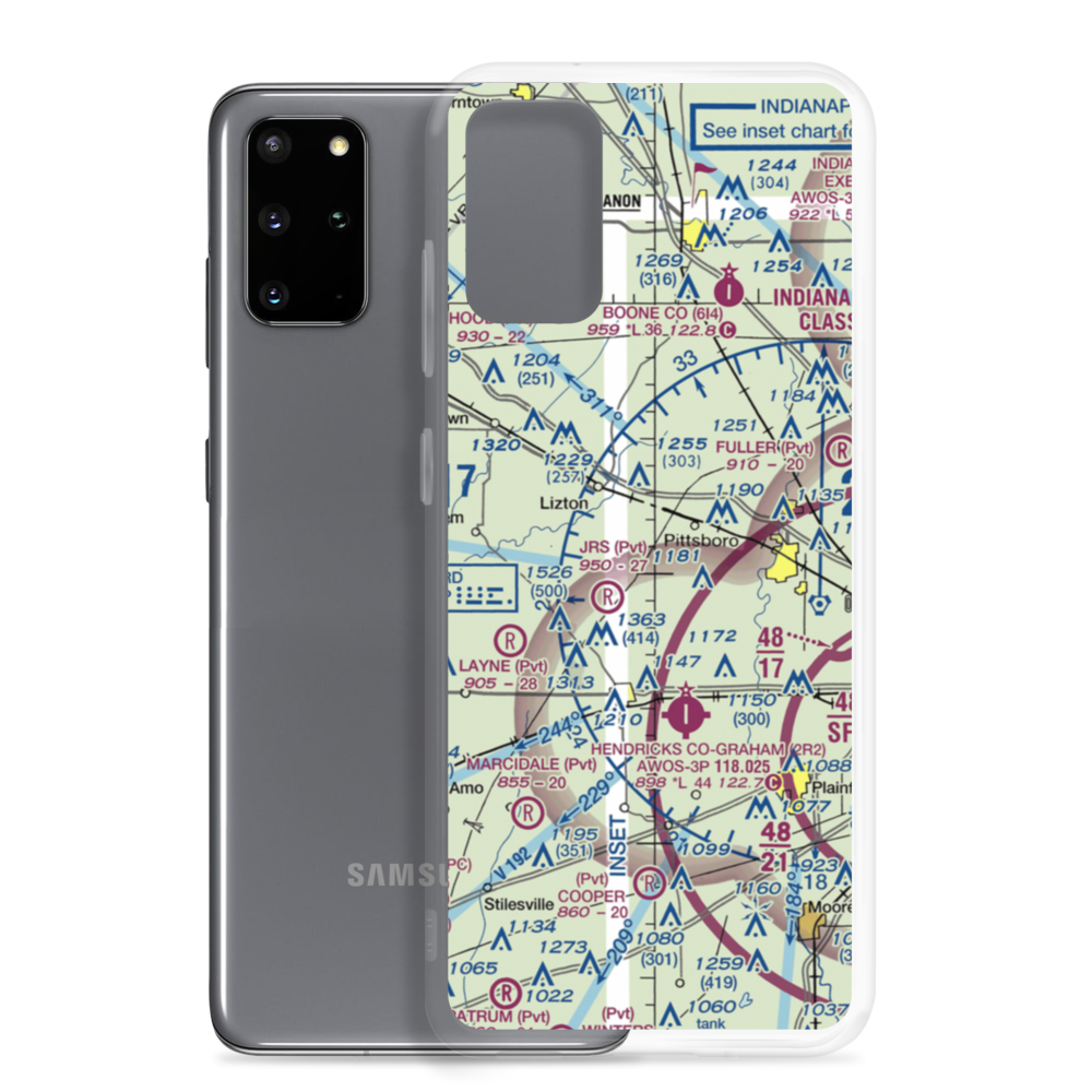 Dunbar Field (II91) VFR Sectional Samsung Case Samsung Galaxy S20 Plus model shown