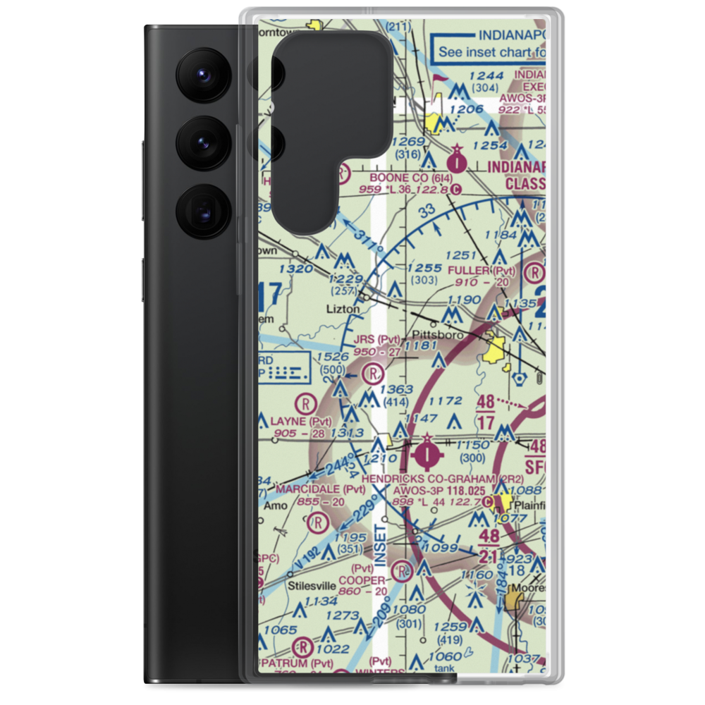 Dunbar Field (II91) VFR Sectional Samsung Case Samsung Galaxy S22 Ultra model shown