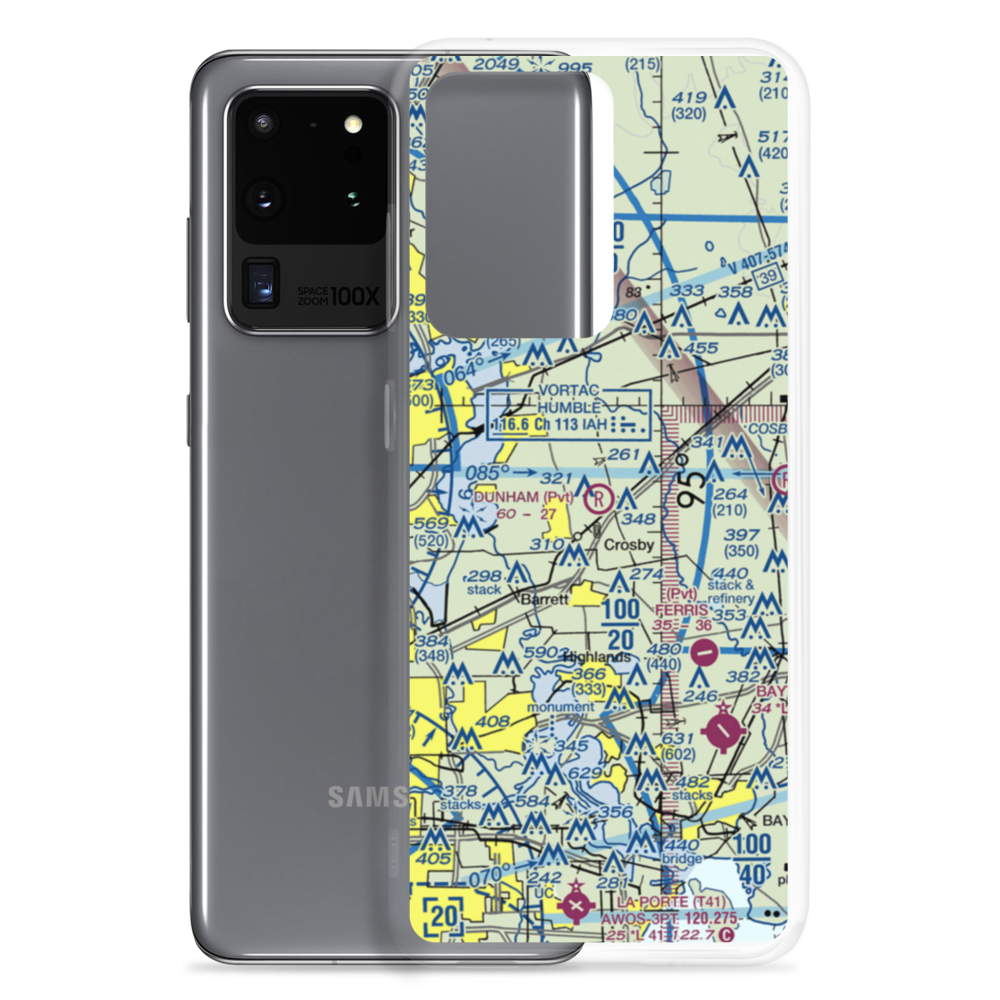 Dunham Field (1XS1) VFR Sectional Samsung Case Samsung Galaxy S20 Ultra model shown