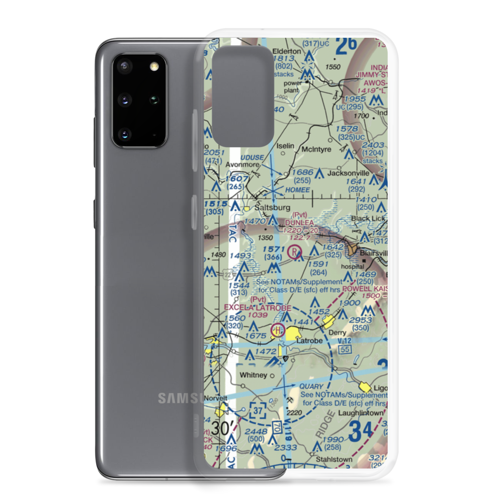 Dunlea Airpark (PN66) VFR Sectional Samsung Case Samsung Galaxy S20 Plus model shown