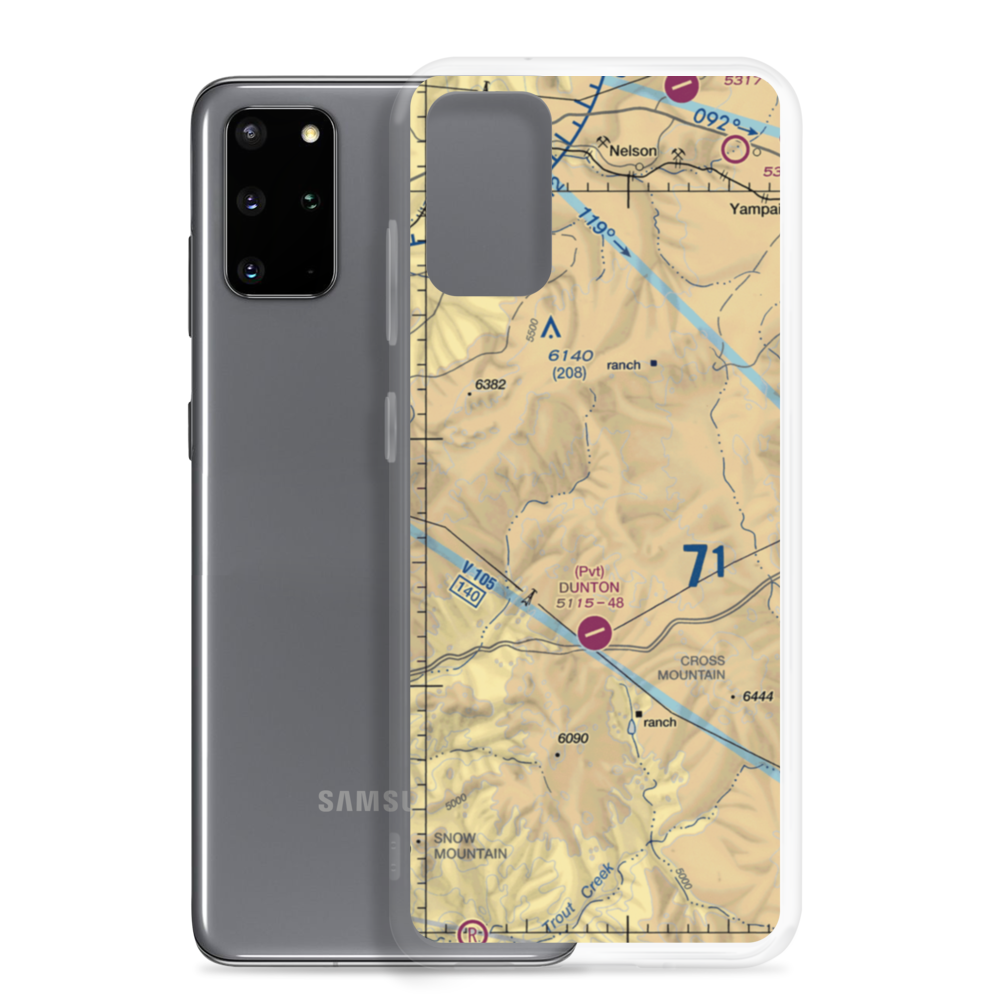 Dunton Ranch Airport (73AZ) VFR Sectional Samsung Case Samsung Galaxy S20 Plus model shown