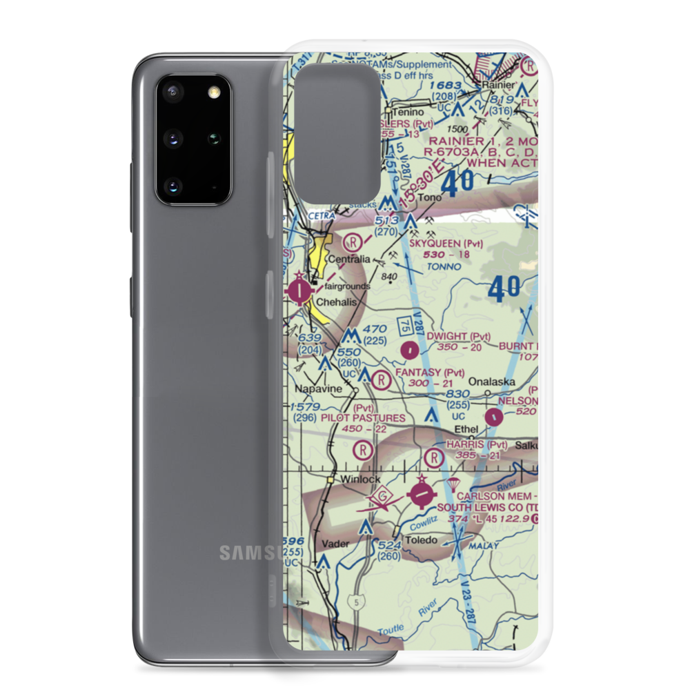 Dwight Field (0WA1) VFR Sectional Samsung Case Samsung Galaxy S20 Plus model shown