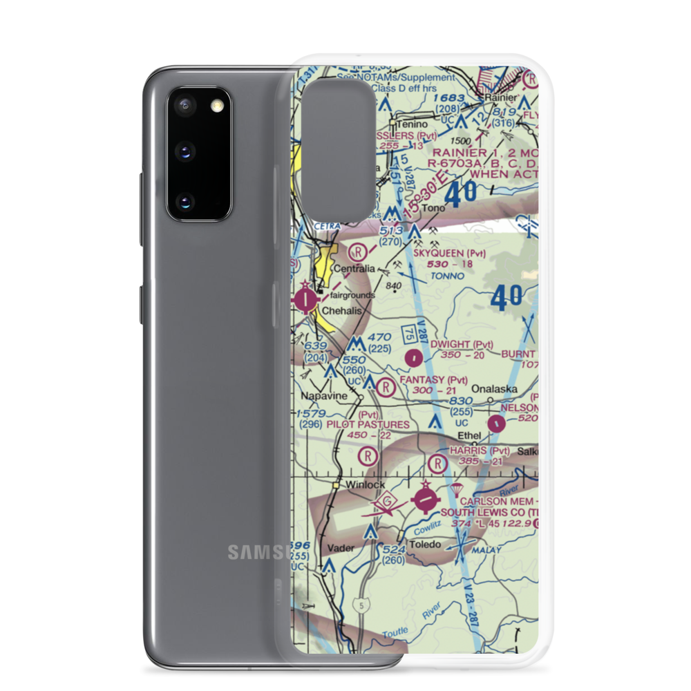 Dwight Field (0WA1) VFR Sectional Samsung Case Samsung Galaxy S20 model shown
