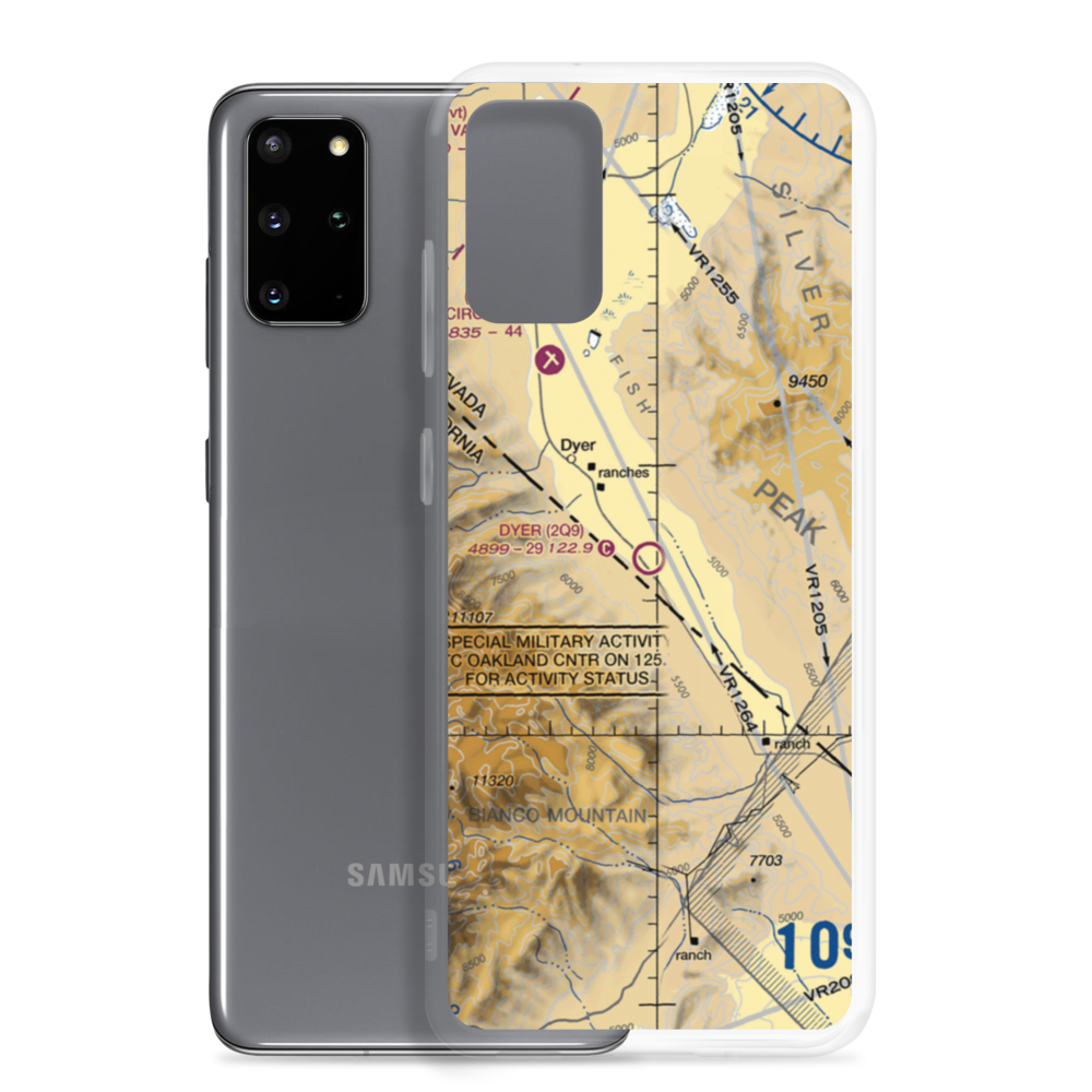Dyer Airport (2Q9) VFR Sectional Samsung Case Samsung Galaxy S20 Plus model shown