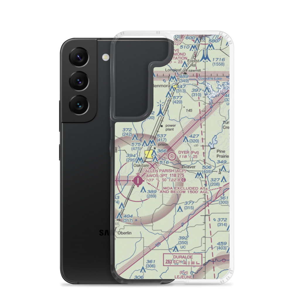 Dyer Airport (6LA4) VFR Sectional Samsung Case Samsung Galaxy S22 model shown