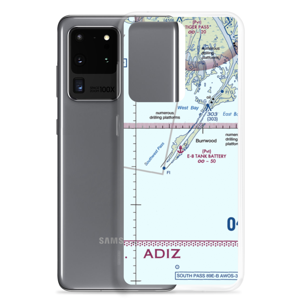 E-8 Tank Battery Seaplane Base (5LA6) VFR Sectional Samsung Case Samsung Galaxy S20 Ultra model shown