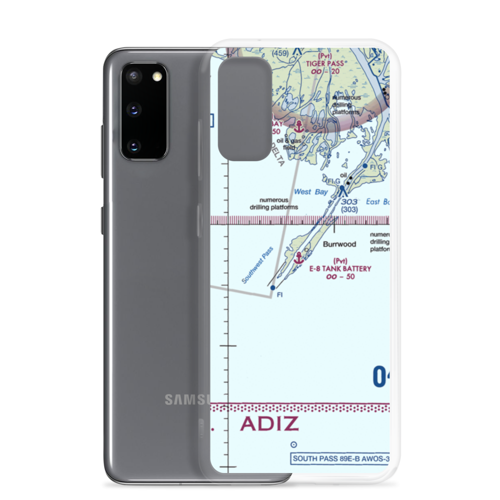 E-8 Tank Battery Seaplane Base (5LA6) VFR Sectional Samsung Case Samsung Galaxy S20 model shown