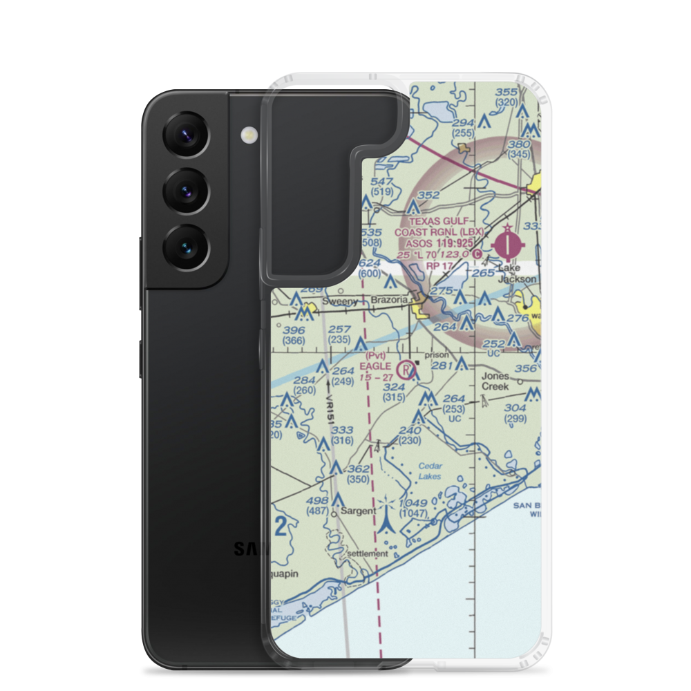 Eagle Air Park (2TE0) VFR Sectional Samsung Case Samsung Galaxy S22 model shown