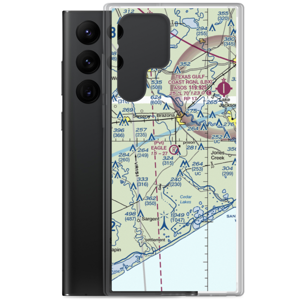 Eagle Air Park (2TE0) VFR Sectional Samsung Case Samsung Galaxy S22 Ultra model shown