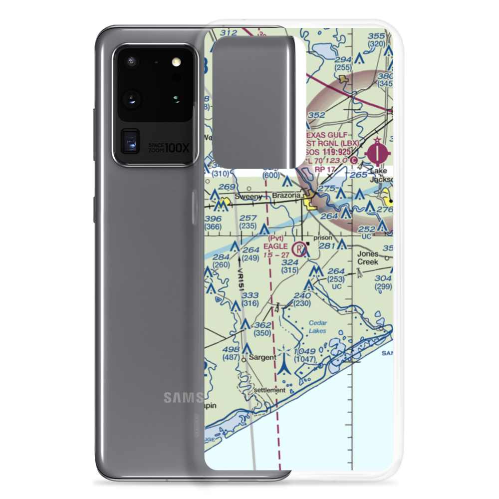 Eagle Air Park (BZT) VFR Sectional Samsung Case Samsung Galaxy S20 Ultra model shown