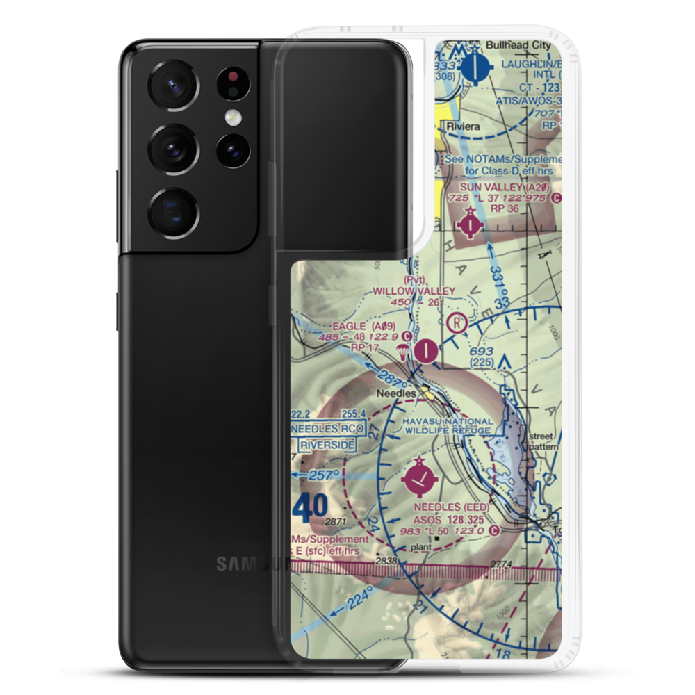 Eagle Airpark (A09) VFR Sectional Samsung Case Samsung Galaxy S21 Ultra model shown