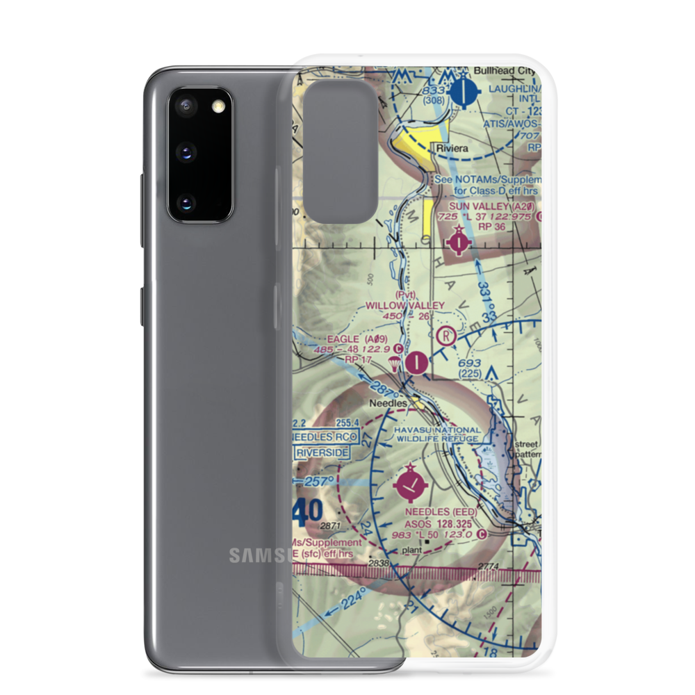 Eagle Airpark (A09) VFR Sectional Samsung Case Samsung Galaxy S20 model shown