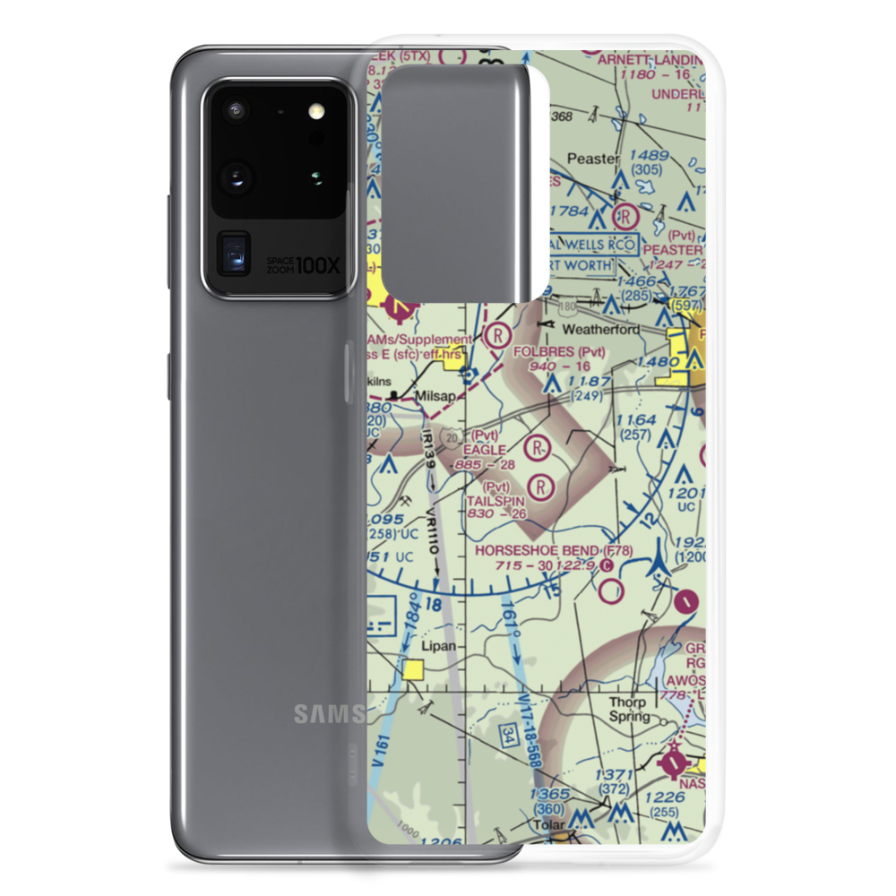 Eagle Airport (TA51) VFR Sectional Samsung Case Samsung Galaxy S20 Ultra model shown