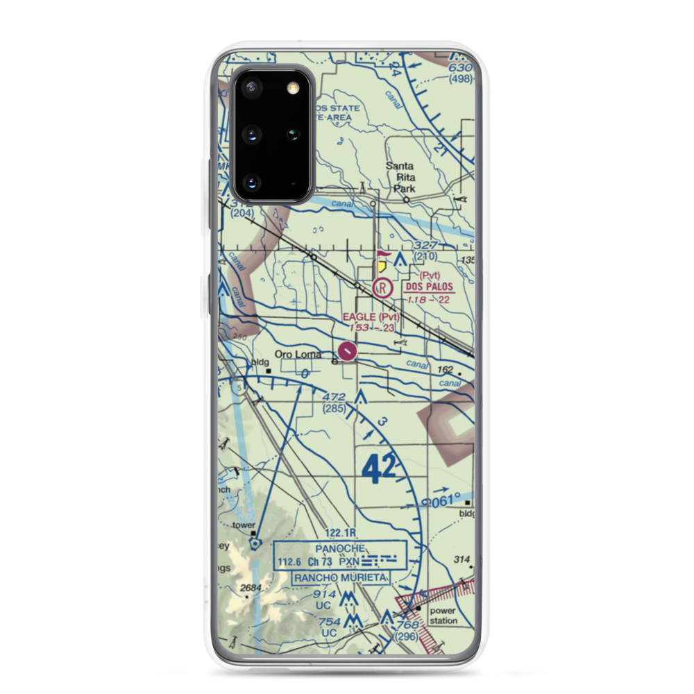 Eagle Field (CL01) VFR Sectional Samsung Case Samsung Galaxy S20 Plus model shown