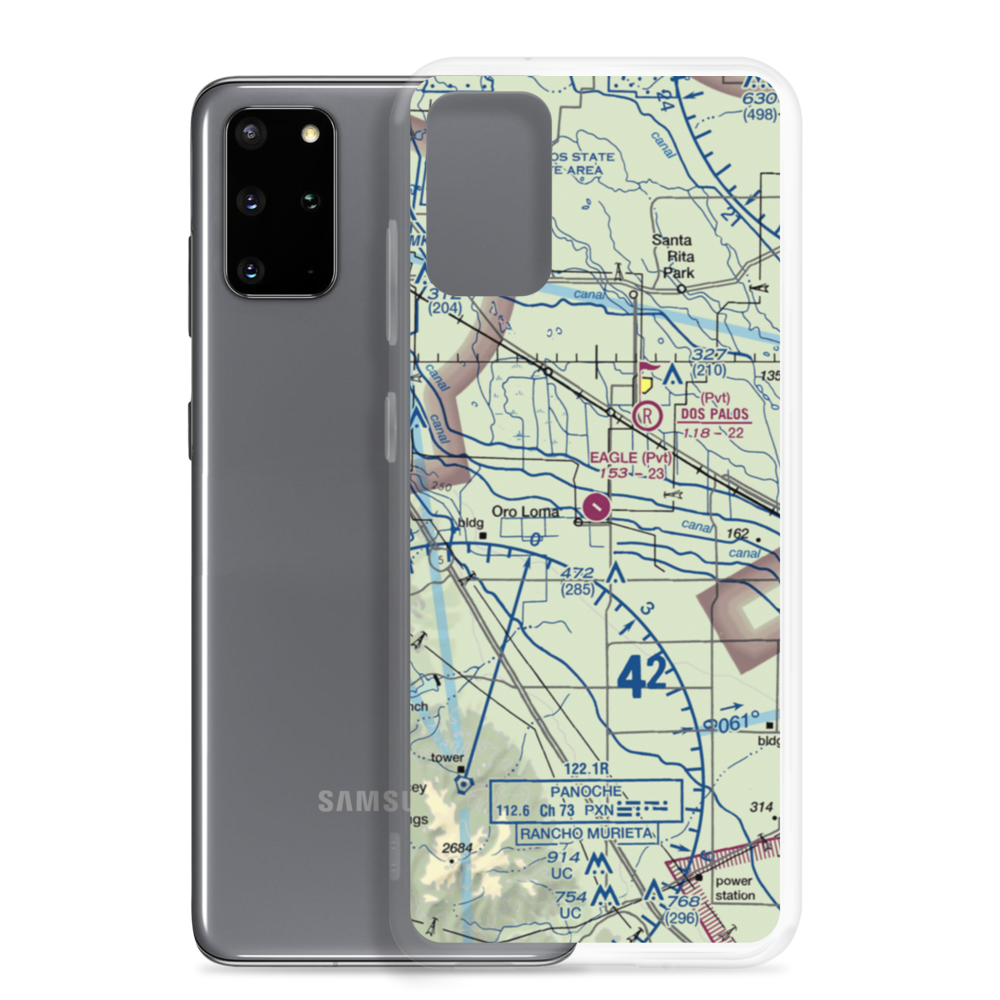Eagle Field (CL01) VFR Sectional Samsung Case Samsung Galaxy S20 Plus model shown