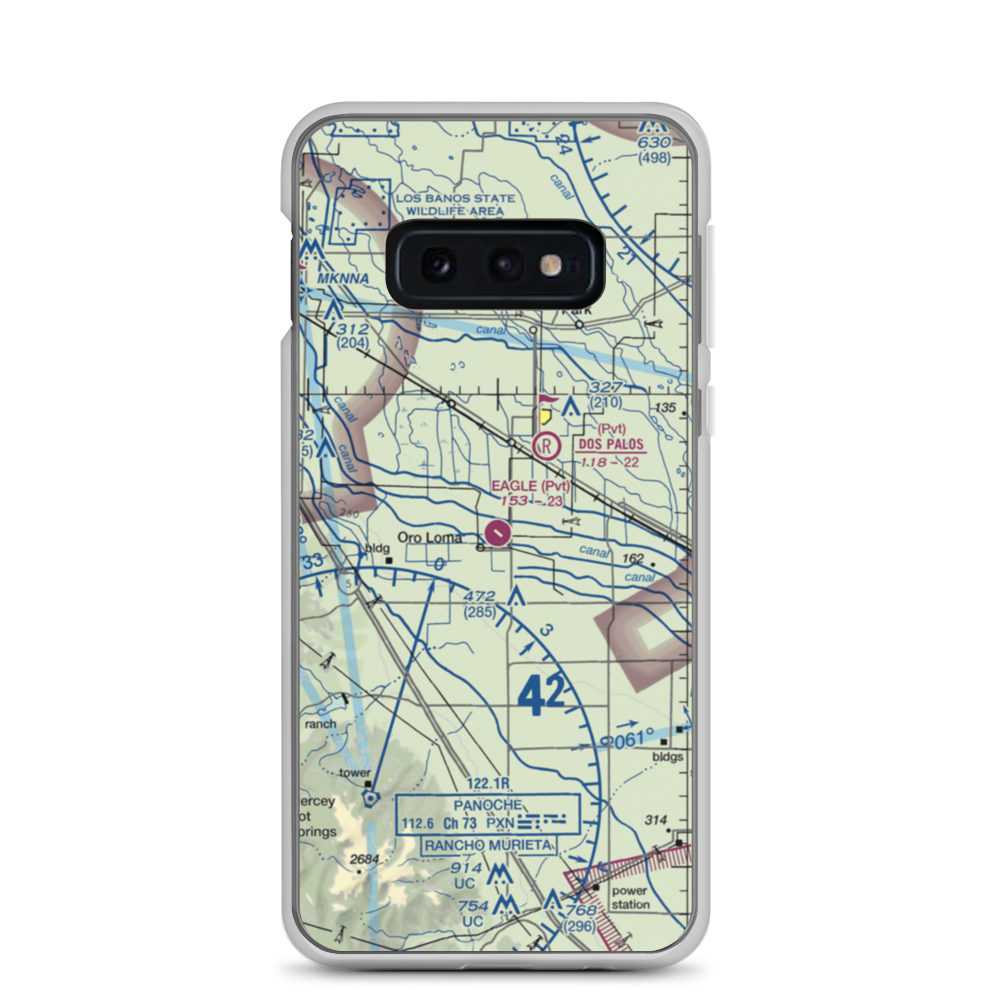 Eagle Field (CL01) VFR Sectional Samsung Case Samsung Galaxy S10e model shown