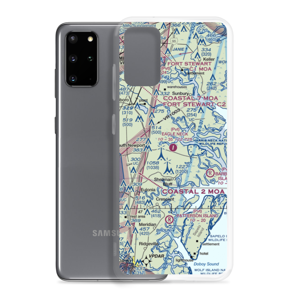 Eagle Neck Airport (1GA0) VFR Sectional Samsung Case Samsung Galaxy S20 Plus model shown