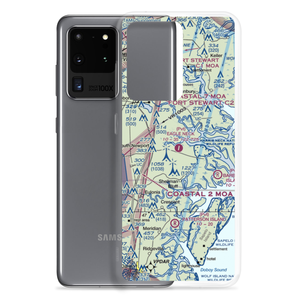 Eagle Neck Airport (1GA0) VFR Sectional Samsung Case Samsung Galaxy S20 Ultra model shown