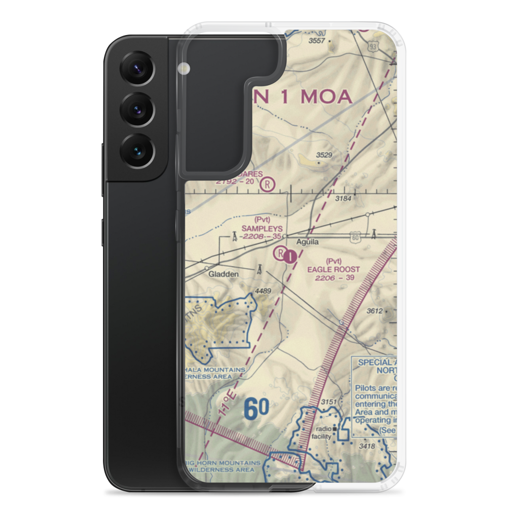 Eagle Roost Airpark (27AZ) VFR Sectional Samsung Case Samsung Galaxy S22 Plus model shown