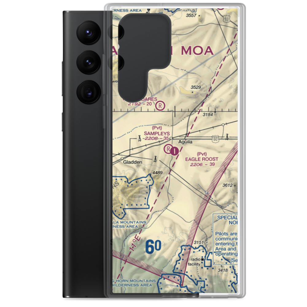 Eagle Roost Airpark (27AZ) VFR Sectional Samsung Case Samsung Galaxy S22 Ultra model shown