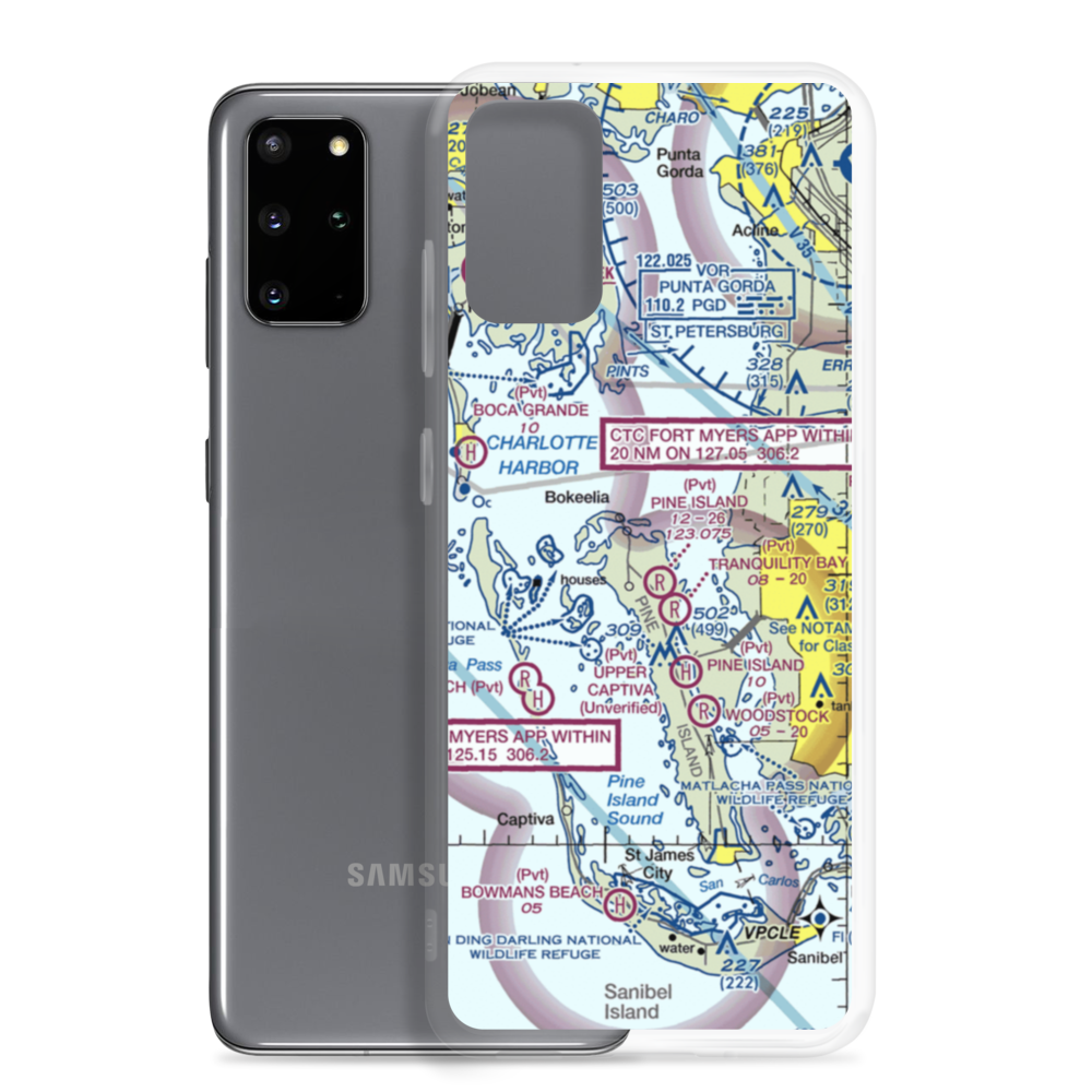 Eagle's Landing Airport (69FL) VFR Sectional Samsung Case Samsung Galaxy S20 Plus model shown