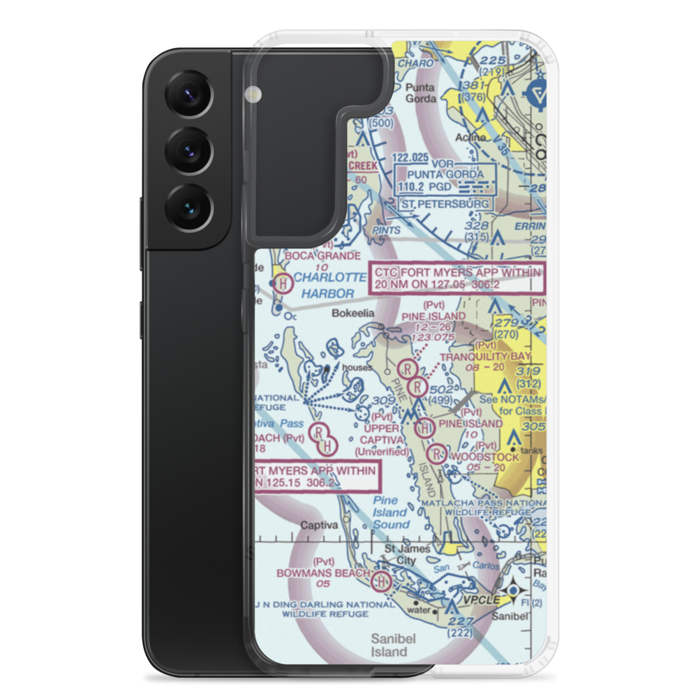 Eagle's Landing Airport (69FL) VFR Sectional Samsung Case Samsung Galaxy S22 Plus model shown