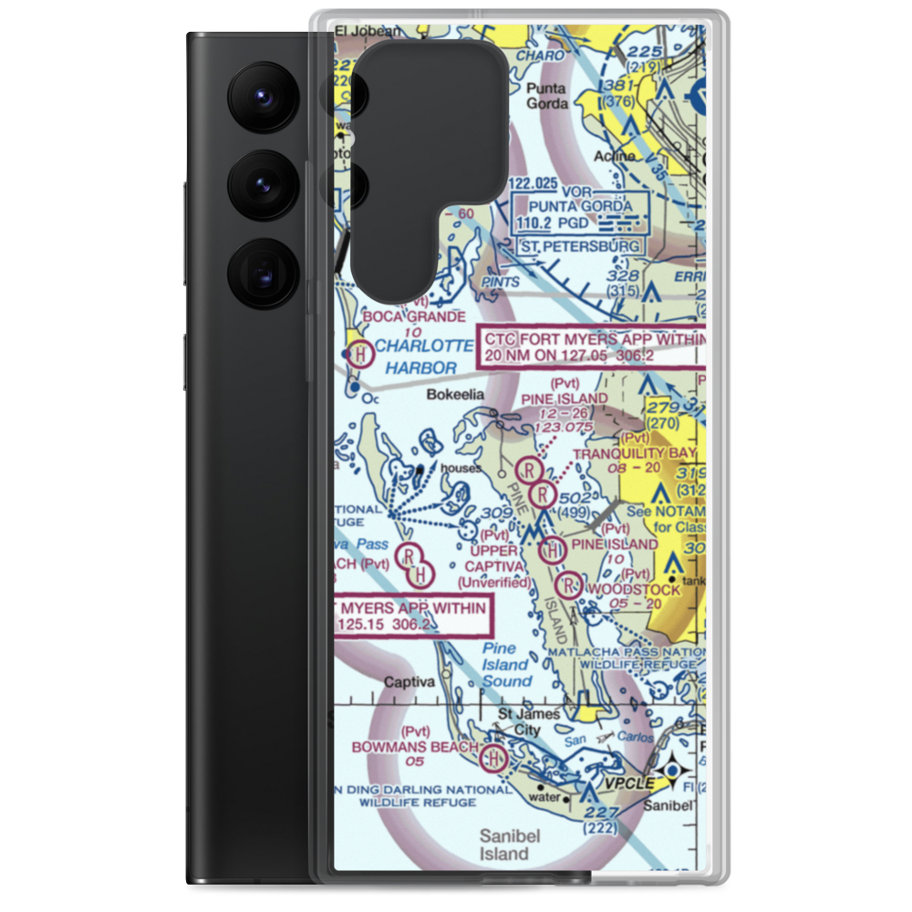 Eagle's Landing Airport (69FL) VFR Sectional Samsung Case Samsung Galaxy S22 Ultra model shown