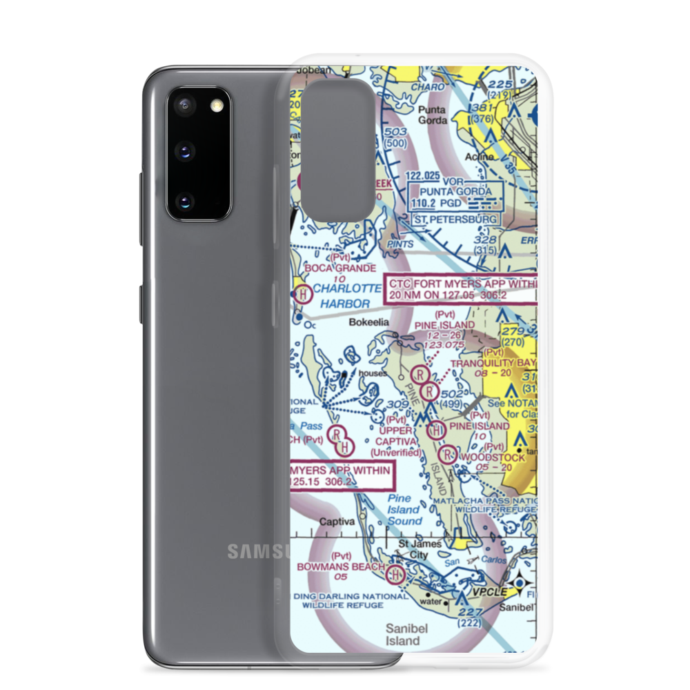 Eagle's Landing Airport (69FL) VFR Sectional Samsung Case Samsung Galaxy S20 model shown