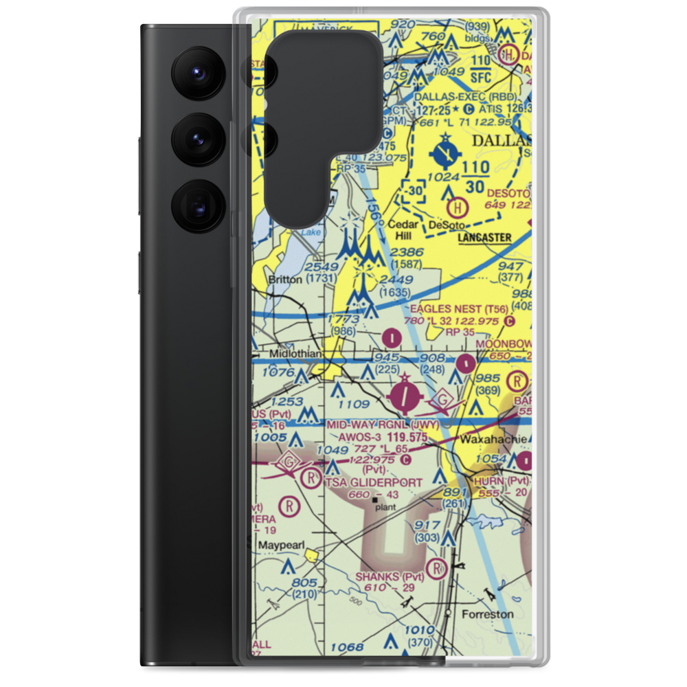 Eagle's Nest Estates Airport (T56) VFR Sectional Samsung Case Samsung Galaxy S22 Ultra model shown