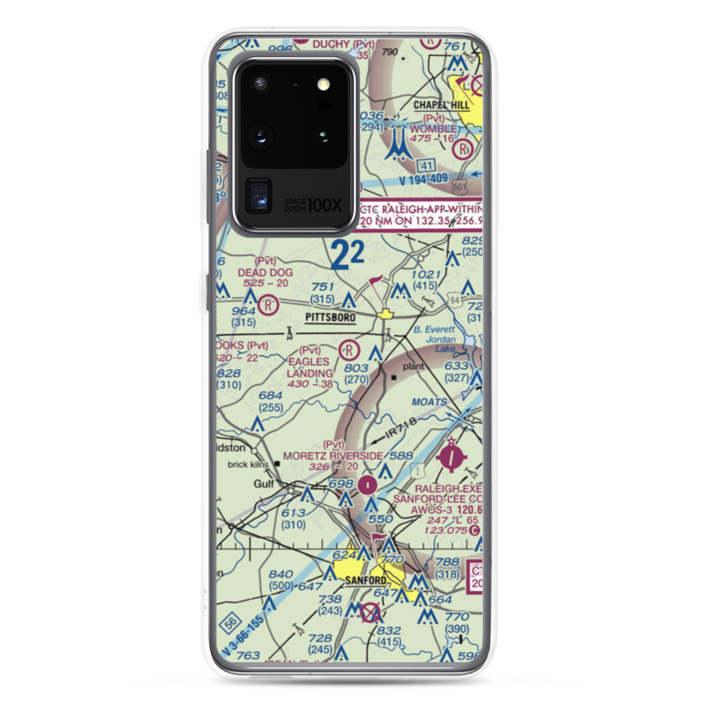 Eagles Landing Airport (9NC8) VFR Sectional Samsung Case Samsung Galaxy S20 Ultra model shown
