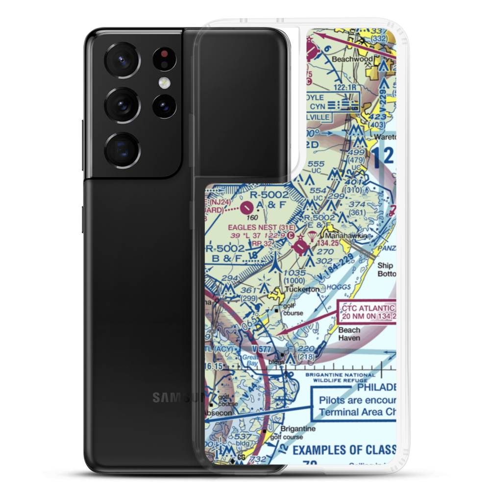 Eagles Nest Airport (31E) VFR Sectional Samsung Case Samsung Galaxy S21 Ultra model shown