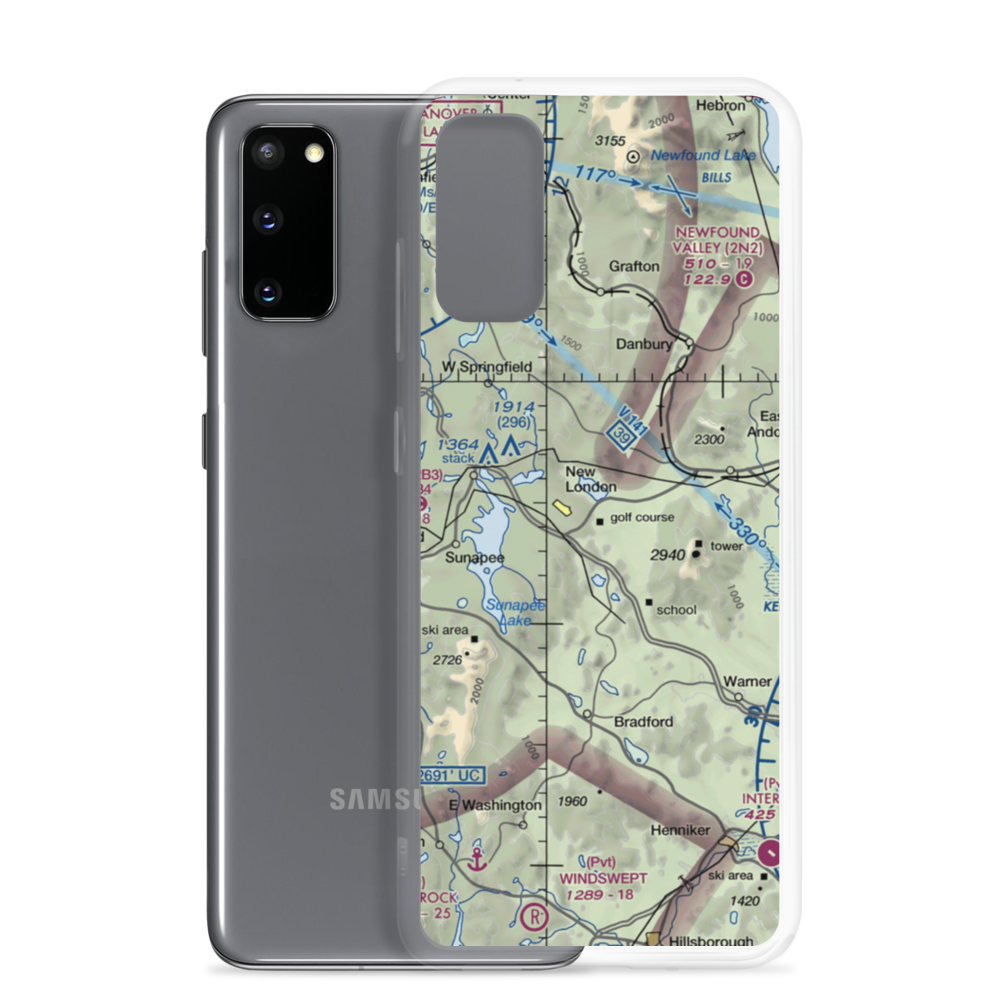 Eagles Nest Airport (NH40) VFR Sectional Samsung Case Samsung Galaxy S20 model shown