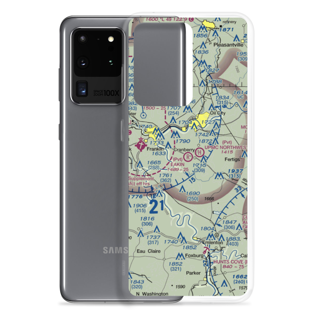 Eakin Airport (11PN) VFR Sectional Samsung Case Samsung Galaxy S20 Ultra model shown